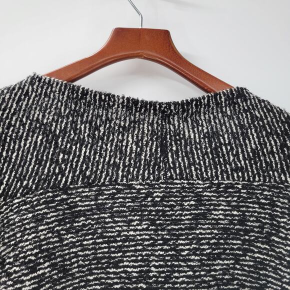 BB Dakota Womens Knit Cardigan Black XS Open Front Design Relaxed Fit 3/4 Sleeve - Picture 5 of 12